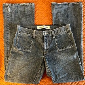 Y2K Boot-cut Gap Jeans with Unique Pockets